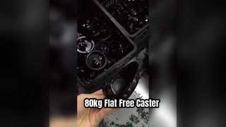 Nylon Caster Wheel 80kg Flat Free