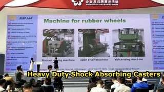Natureal Elastic Rubber Wheel Castor
