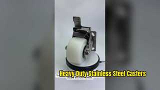 King Pinless Heavy Duty Stainless Steel Casters