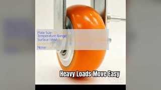 Heavy Duty Castors Smooth Rolling Loads Up To 460kg