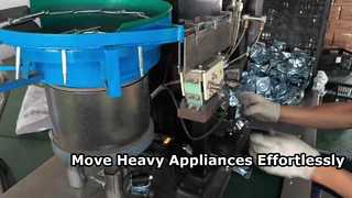 1.25 Inch Heavy Duty Nylon Refrigerator Casters, Durable Small Swivel Casters for Fridge Freezer