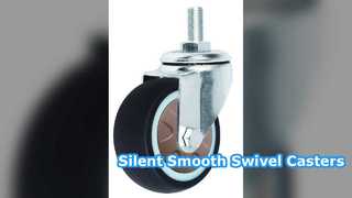 Silent Light Duty Swivel Casters for Smooth Mobility