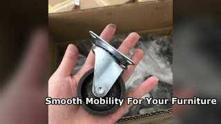 Smooth Swivel Casters for Furniture and Display Units
